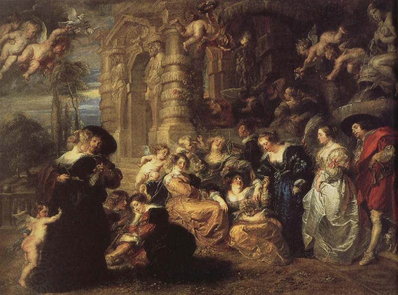 Peter Paul Rubens The garden of love China oil painting art